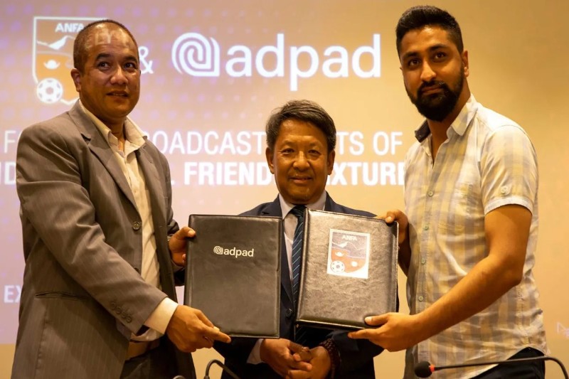 नेपाल-भारत मैत्रीपूर्ण फुटबलको प्रत्यक्ष प्रशारण हिमालय टेलिभिजनले गर्ने