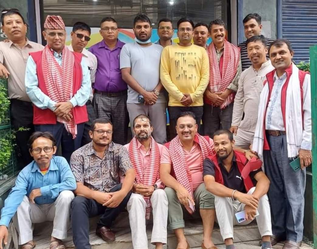 सेन्टरका केन्द्रिय र प्रसा जिल्ला पदाधिकारी