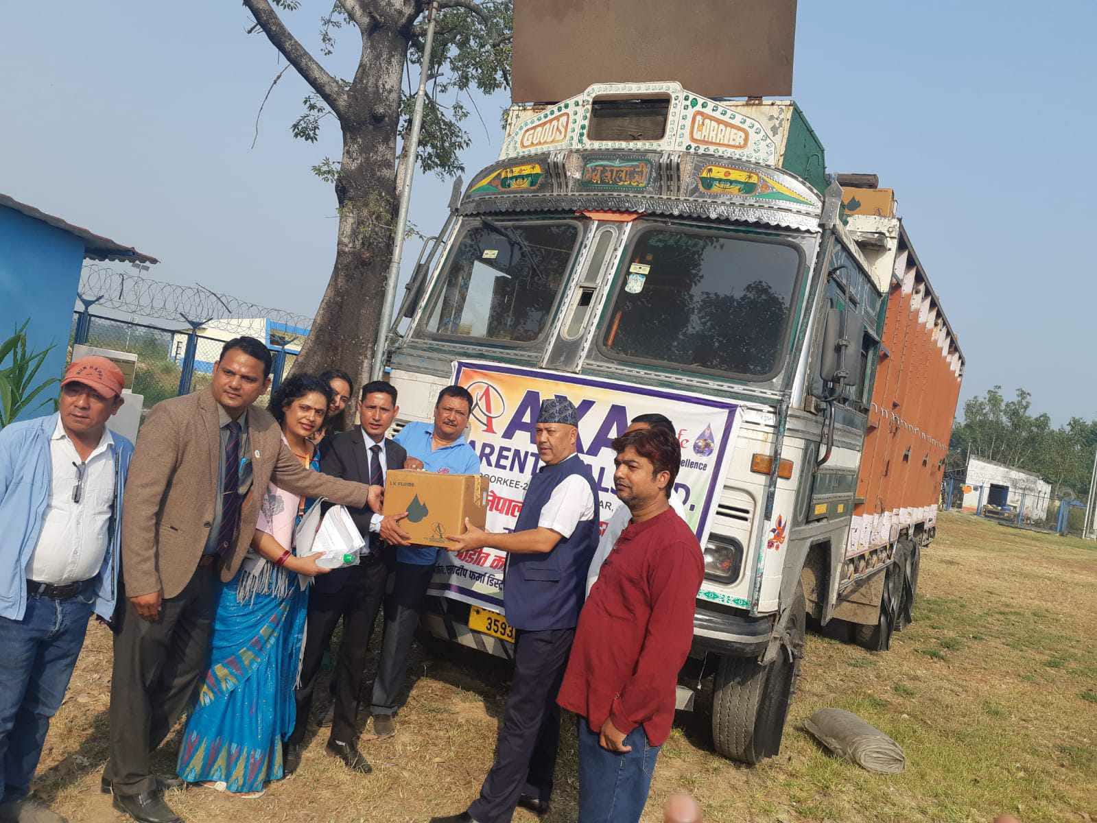 भुकम्प पीडितलाई १३ लाखको औषधि सहयोग