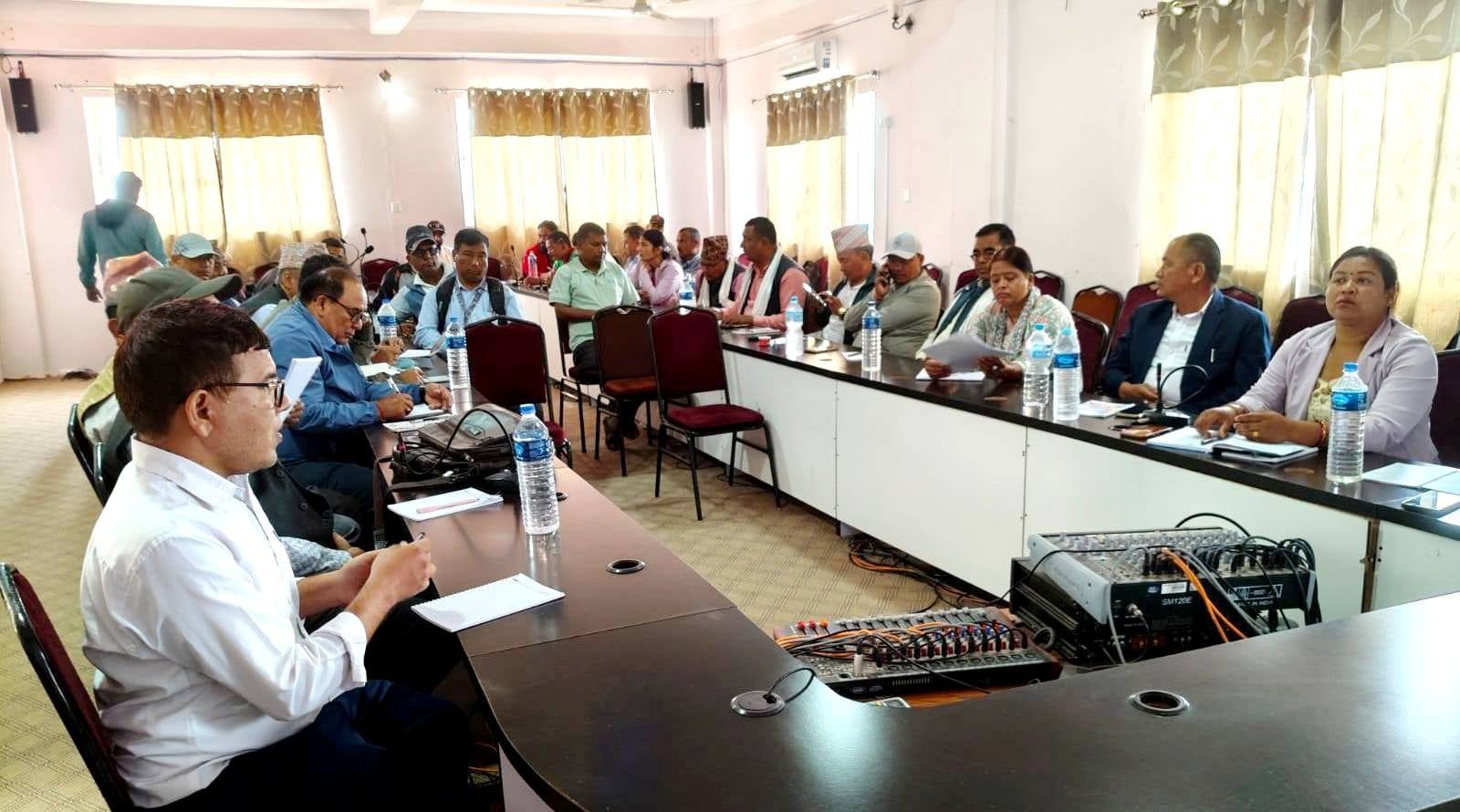 मधुवन नगरपालिकाको शैक्षिक योजना र शिक्षा नितिको मस्यौदामाथि छलफल