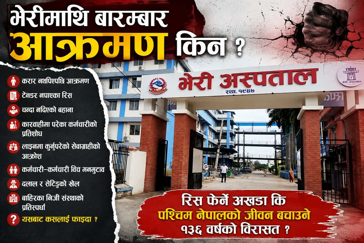 भेरीमाथि बारम्बार आक्रमण किन ? रिस फेर्ने अखडा कि पश्चिम नेपालको जीवन बचाउने १३६ वर्षको विरासत ?