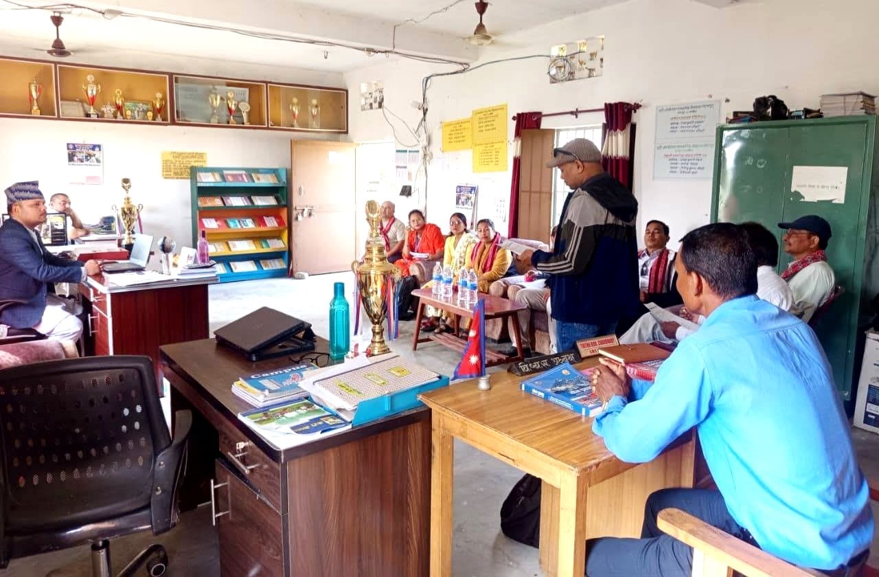 बर्दियाका राजापुरका दुई बिद्यालयमा संयुक्त अनुगमन सम्पन्न